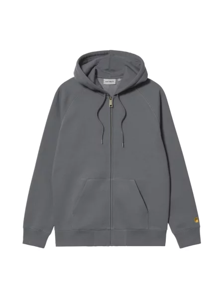 Bluza z kapturem Carhartt Wip z kapturem niebieska