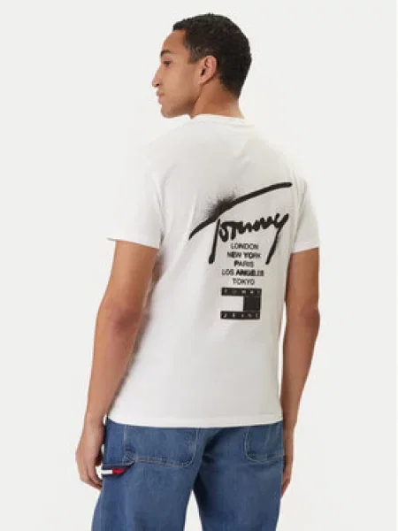 Tričko Tommy Jeans bílé
