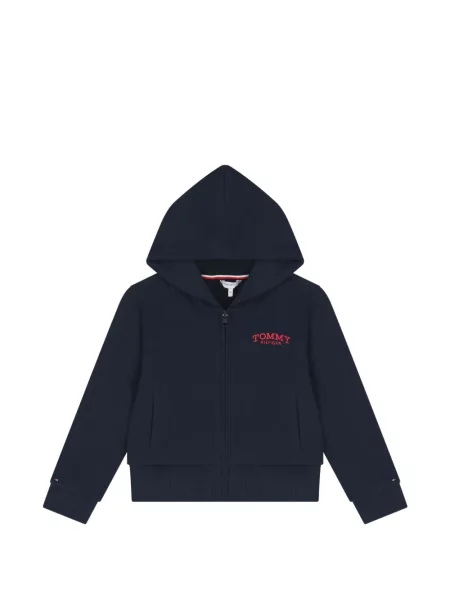 Bluza z kapturem dziecięca Tommy Hilfiger niebieska