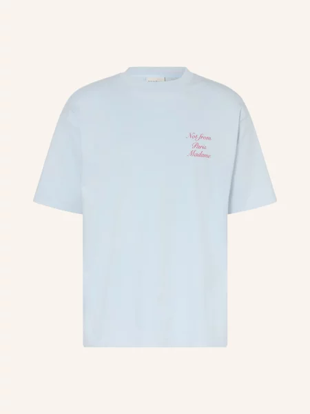 Drôle De Monsieur Tričko Le T-Shirt Slogan Calligraphy tmavě modrá červená