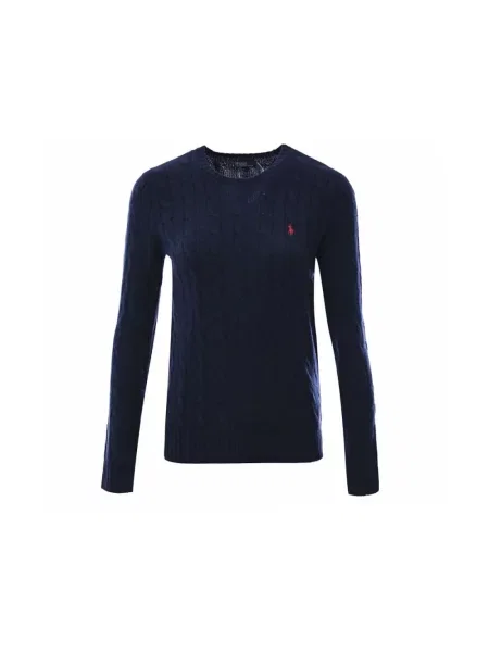 Sweter Polo Ralph Lauren wełniany niebieski