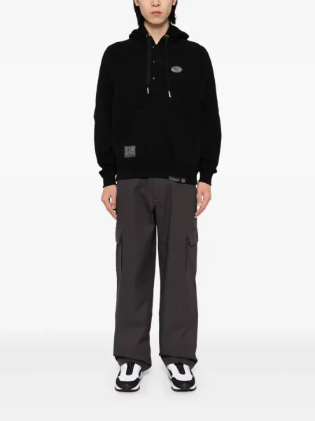 Hanorac cu glugă Aape By A Bathing Ape cu autograf negru