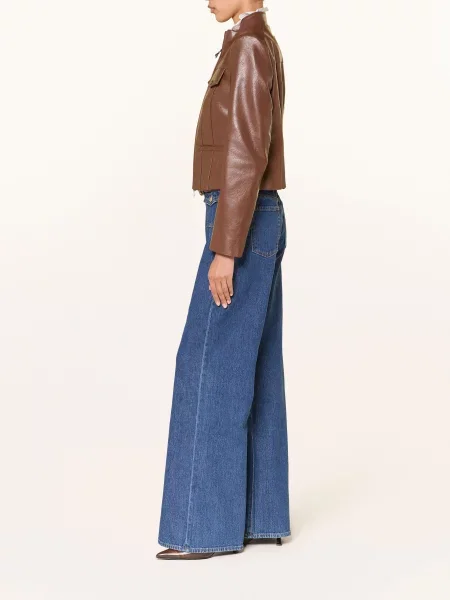 7 For All Mankind Wide Leg Džíny Lotta artifact