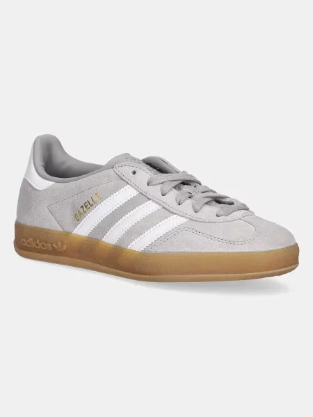 Замшевые кроссовки Adidas Originals серые