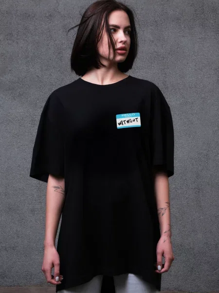 Футболка Without черная