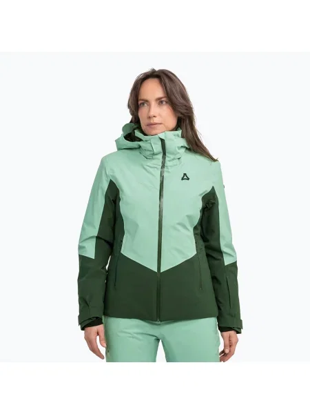 Női sídzseki Schöffel Safuna gem jade. Méret: 40 zöld