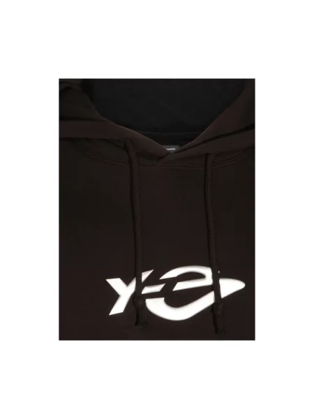 Bluza z kapturem Y-3 z kapturem czarna