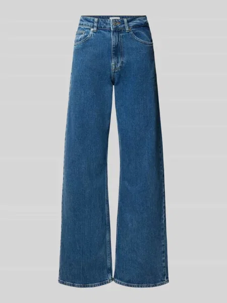 Selected Femme Jeansy Kobieta Niebieski Wide Jeansy granatowe