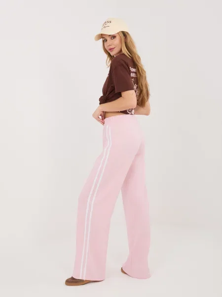 Pantaloni de trening Relevance alb