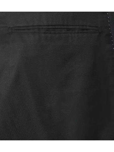 Vlnené dvojradové sako Dries Van Noten so vzorom rybej kosti sivá