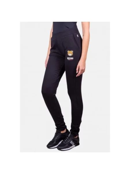 Spodnie dresowe Moschino niebieskie