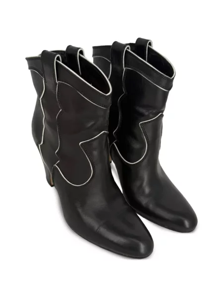 Cizme scurte Gianvito Rossi din piele negru