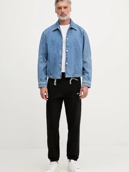 Calvin Klein Jeans Pantaloni trening negru