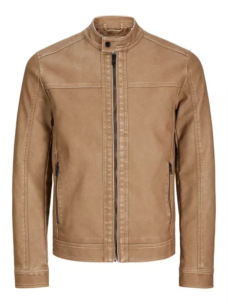 JACK & JONES Hanorac deschis maro