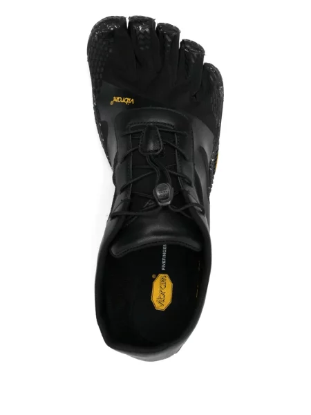 Sneakerși Vibram cu șireturi din dantelă negru
