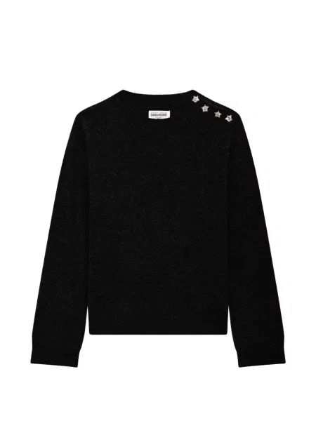 Pulover Zadig&voltaire din cașmir negru