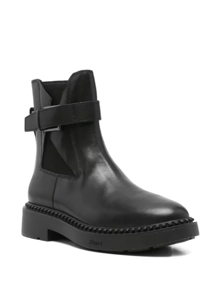 Botine chelsea Ash din piele negru