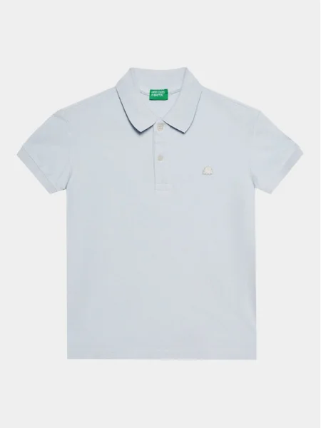 United Colors Of Benetton Tricou polo celest albastru