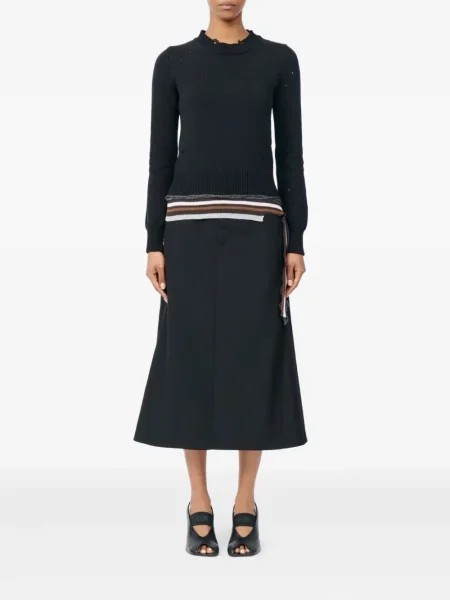 Pulover Mm6 Maison Margiela cu dungi negru
