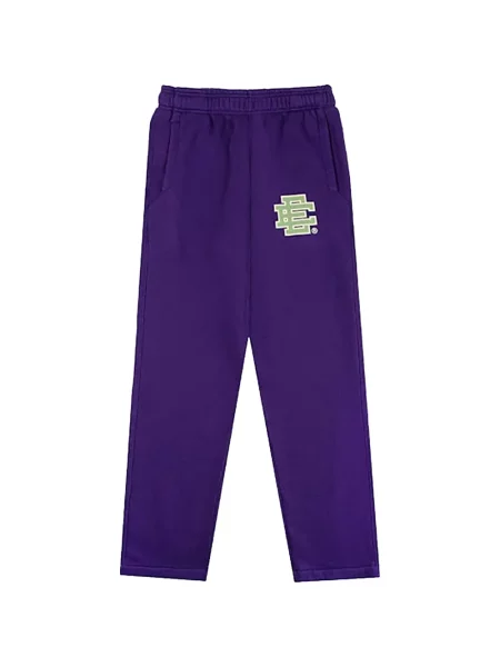 Pantaloni Eric Emanuel cu imagine alergare violet