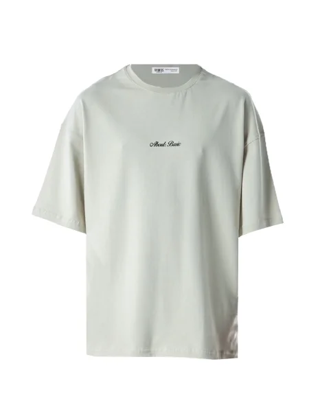 VAMOS CLO Tricou Lycoris albastru / verde iarbă alb