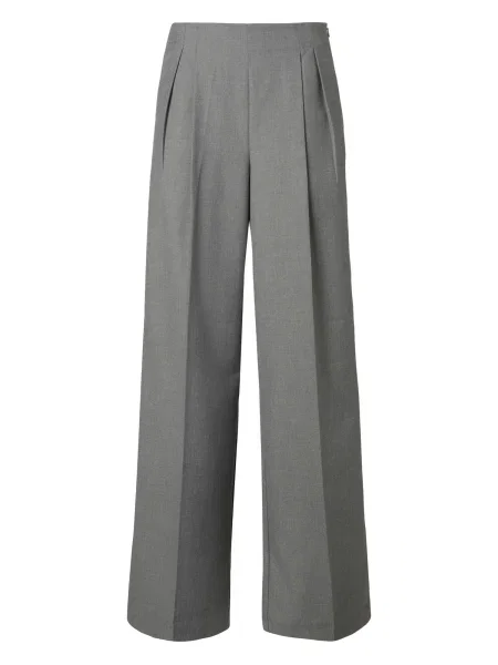 VERO MODA Hlače s naborima VMHailey melange siva