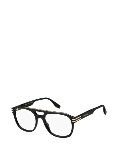 Ochelari de soare Marc Jacobs Eyewear cu imprimeu geometric negru