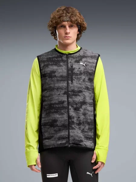 Утепленный жилет Puma черный