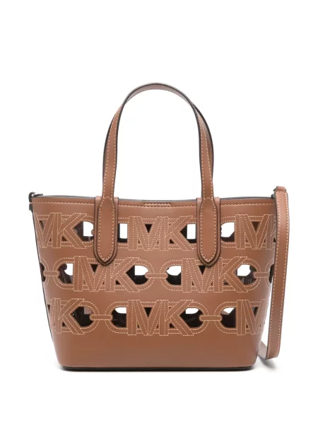 Kožne natikače Michael Michael Kors crna