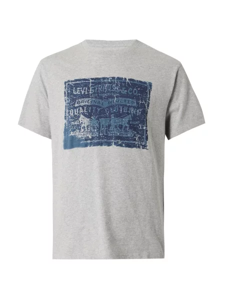 LEVI'S ® Póló encián / sötétkék / melír szürke