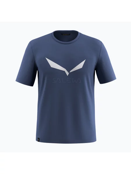 Koszulka trekkingowa Salewa Solidlogo Dry dark denim granatowa