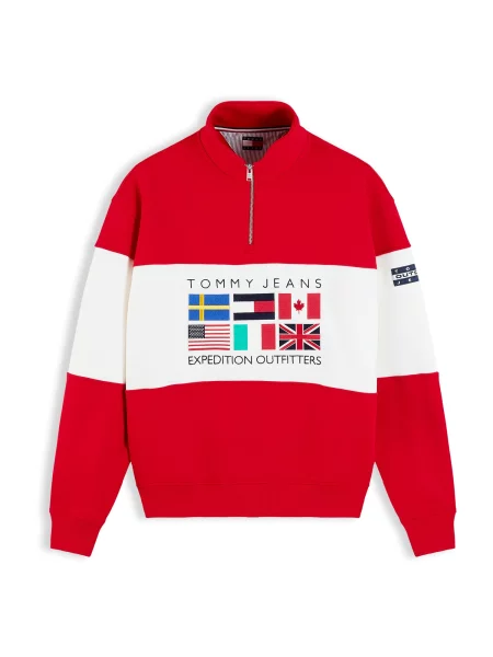 Palton Tommy Jeans alb