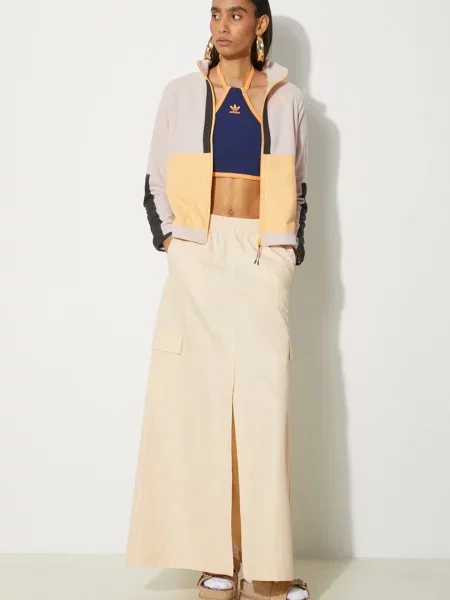 Adidas Fustă trapez Premium Essentials bej