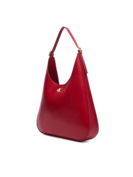 Calvin Klein Ročna torba Ck Medium Shoulder Bag rdeča