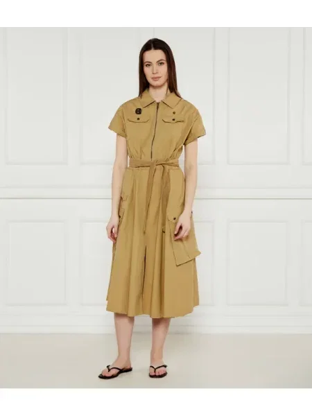Aeronautica Militare Rochie cu cordon bej