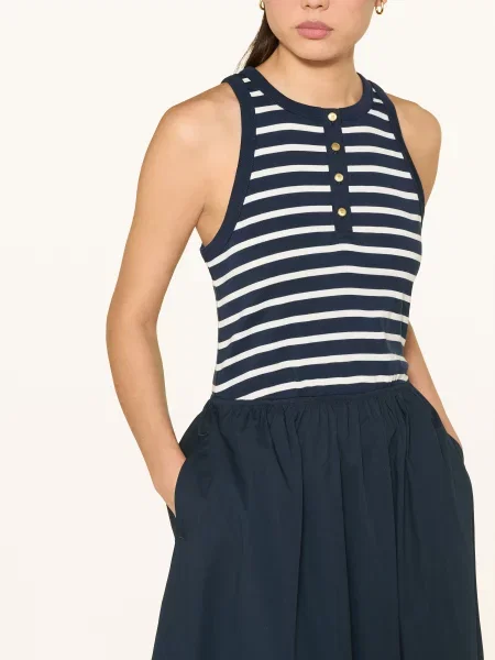 Tommy Hilfiger Sukienka Z Mieszanki Materiałów blau