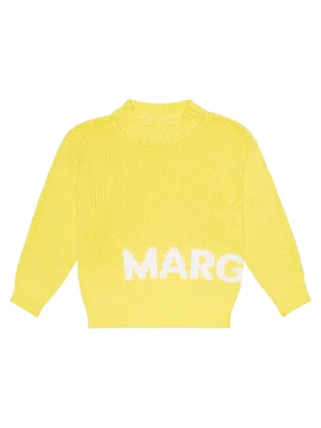 Πουλόβερ Mm6 Maison Margiela κίτρινο