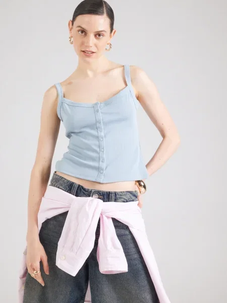 Felső Abercrombie & Fitch kék