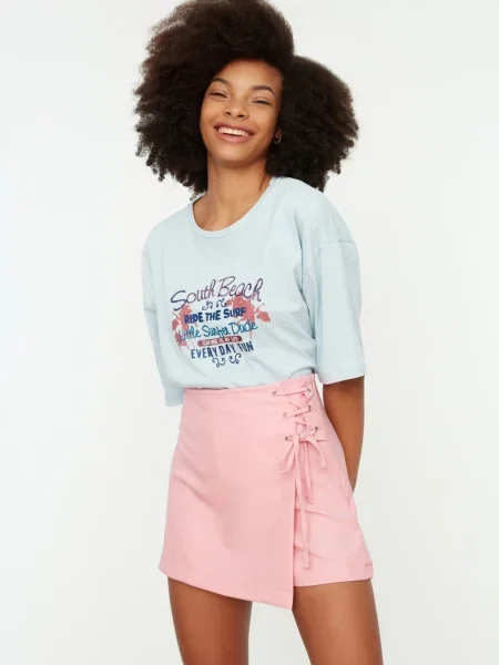 Kratke hlače Trendyol roza