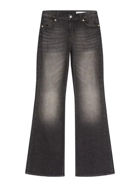 Bershka Kavbojke temno siva