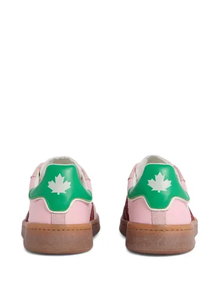 Sneakerși Dsquared2 cu dungi roz