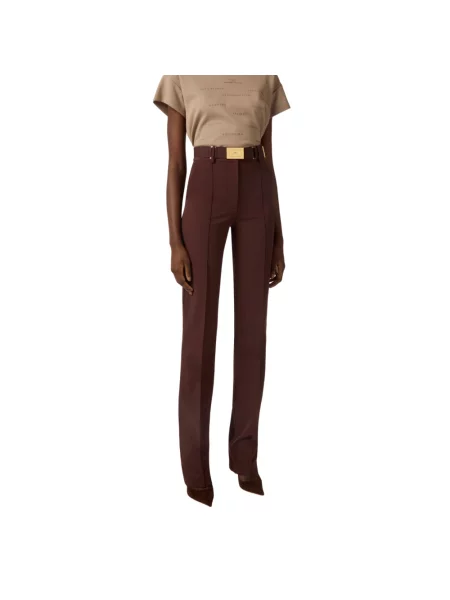 Spodnie Elisabetta Franchi brązowe