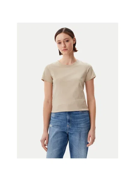 Calvin Klein Jeans T-shirt Logo bež