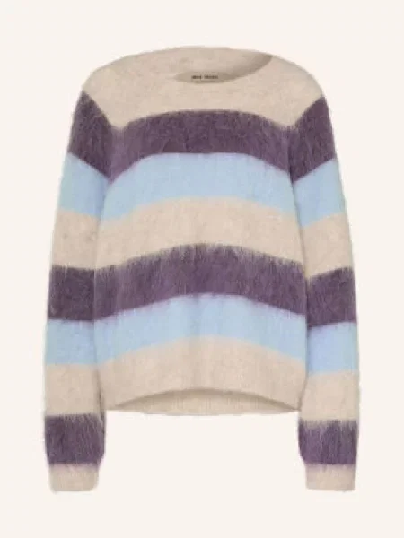 Mos Mosh Sweter Mmsuvi Z Alpaki lila beżowy