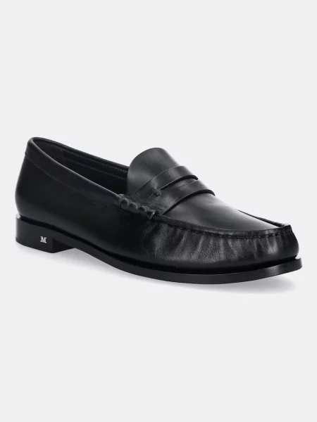Max Mara mocasini de piele BOYMOC cu plat negru