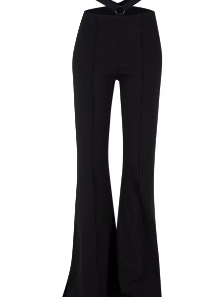 Thug Life Hlače crna bijela