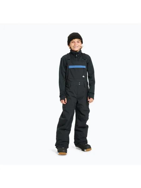 Pantaloni de snowboard pentru copii Quiksilver Mash Up Bib true black negru
