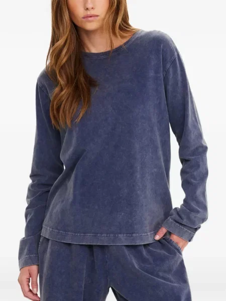 Top The Upside lung albastru