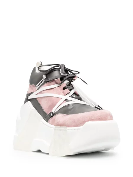 Sneakersy Swear na platformie szare