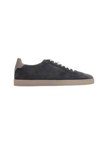 Sneakersy Brunello Cucinelli zamszowe szare